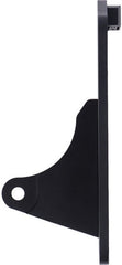CPV, side mount license plate bracket. Black powder coated