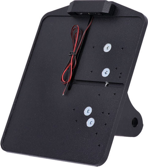 CPV, Dyna shock mount license plate bracket kit DE. Black