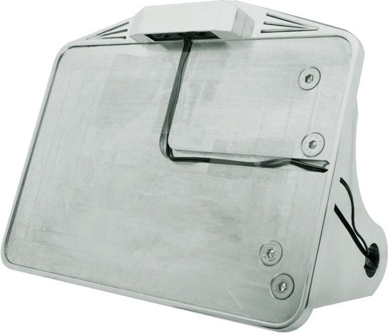 CPV, side mount license plate bracket kit. Polished EU