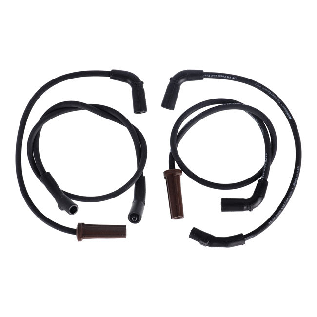 ThunderCore Pro spark plug wire set. Black