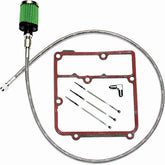 Feuling, oil tank breather kit. Polished. Dyna