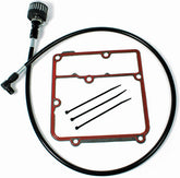 Feuling, oil tank breather kit. Black. Dyna