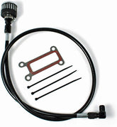 Feuling, oil tank breather kit. Black. Touring