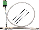 Feuling, oil tank breather kit. Polished. Touring