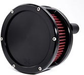 Feuling, BA Air Cleaner Kit, Black Finish, Red Filter
