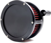 Feuling, BA Air Cleaner Kit, Black Finish, Red Filter