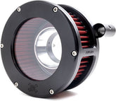 Feuling, BA Air Cleaner Kit, Black Finish, Red Filter