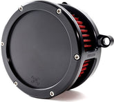 Feuling, BA Air Cleaner Kit, Black Finish, Red Filter