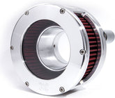 Feuling, BA Air Cleaner Kit, Raw Finish, Red Filter
