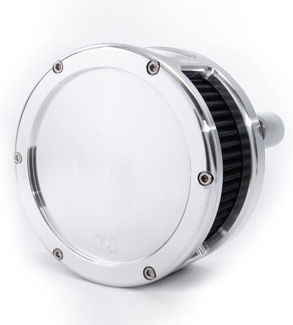 Feuling, BA Air Cleaner Kit, Raw Finish, Black Filter