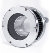 Feuling, BA Air Cleaner Kit, Raw Finish, Black Filter