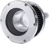 Feuling, BA Air Cleaner Kit, Chrome Finish, Black Filter