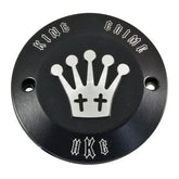 point cover 2-hole. King Crime, black