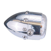 Retro LED taillight. Polished aluminum