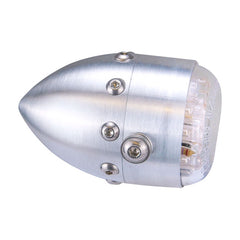 Retro LED taillight. Matte aluminum