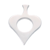 ss washers, spade, 3/8 allen