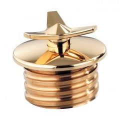 Kustom Tech, Spinner Gas Cap Vented Brass