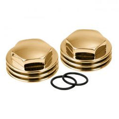 K-Tech, Knuckle Rocker Nuts Finned, Polished Brass
