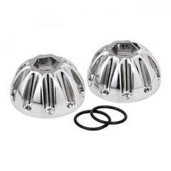 K-Tech, Knuckle Rocker Nuts Groove, Chrome Finish