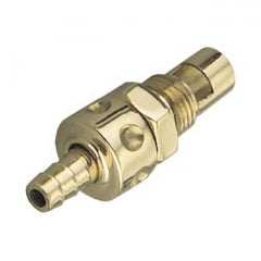 Kustom Tech, In-Line Fuel Valve For S&S B Carb Brass