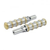 K-Tech, Vintage Folding Foot Pegs Polished & Brass