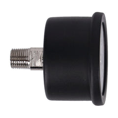 oil pressure gauge, 0-60 PSI. Black housing