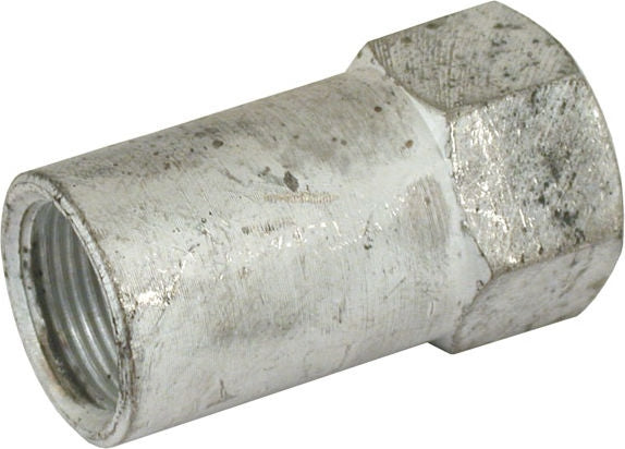 Nut large. rear floorboard mount rod. Zinc