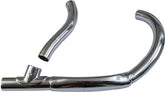 WLA 2-1 replica head pipe set, chrome