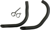 Drag pipes for 45" Flatheads, black