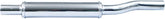 WL Flathead muffler, no baffle. chrome