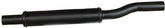 WL Flathead muffler, no baffle. Black