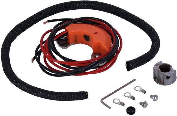 V-Tronic, electronic ignition for 6 & 12V. Hand advance