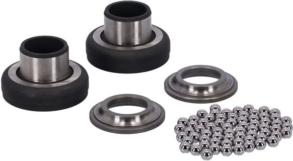 Cups/cones for fork and frame, with chromium balls