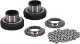 Cups/cones for fork and frame, with chromium balls