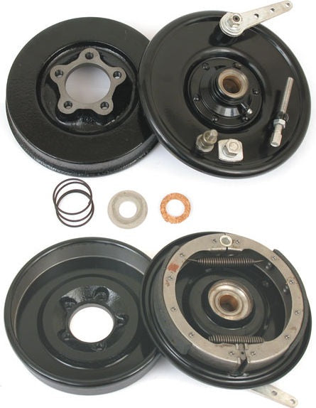 Front brake drum kit, black