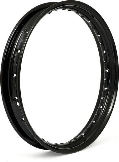 WL wheel rim 2.15x18. Black powder coated steel
