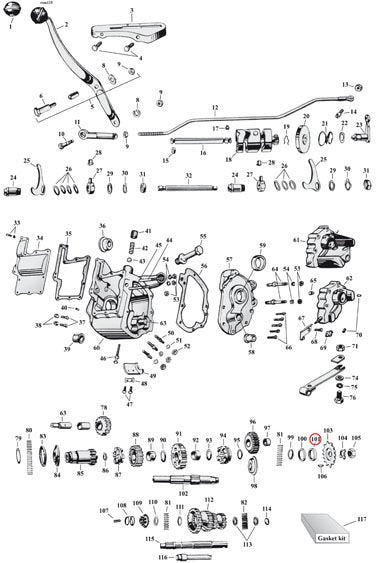 Oil seal, transmission sprocket