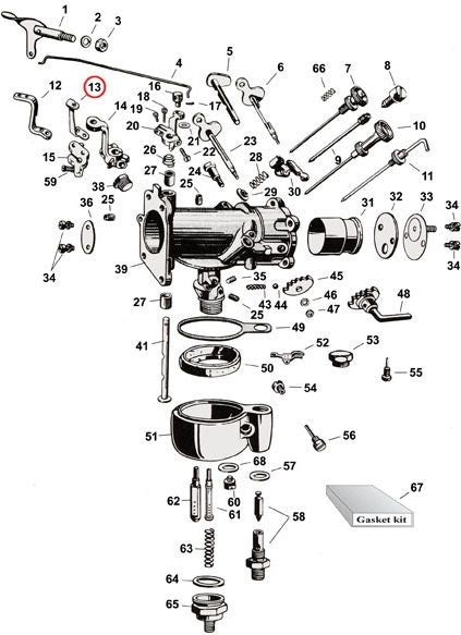 THROTTLE LEVER ARM KIT