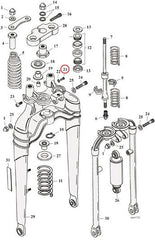 SCREW, SOFTAIL SPRINGER FORK