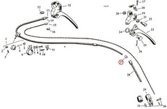 Nut, felt washer packing