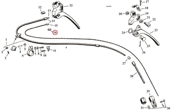 BRAKE HANDLEBAR LEVER & BRACKET