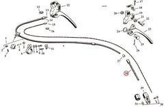 ADJUSTER SCREW, FRONT BRAKE CABLE