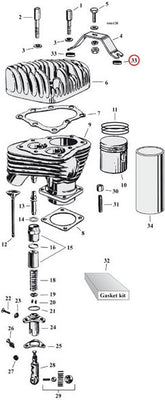 SPACER, MOTORMOUNT BRACKET (ALU HEADS)