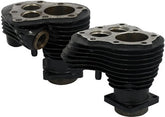 Replacement 45" Flathead cylinder set. Front + rear. Black