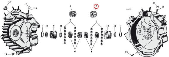 Bearing assy, pinion shaft +.0004"