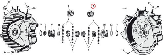 Bearing assy, pinion shaft +.0006"