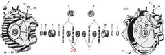RETAINER, SPROCKET SHAFT ROLLERS
