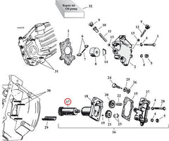 DRIVE SHAFT, SCAVENGER & BREATHER GEAR