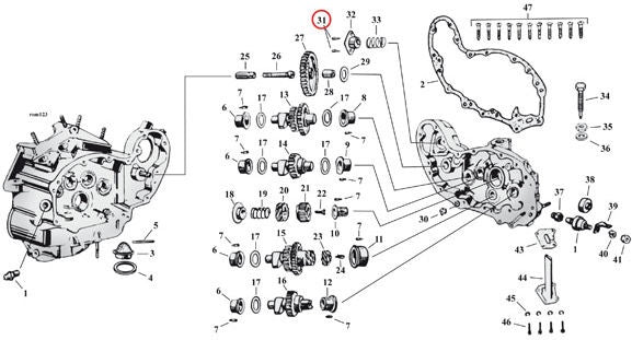 PIN, SEAL RING OIL SEPARATOR