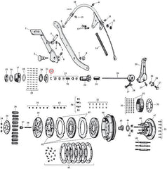 RETAINING RING, PUSHROD GUIDE